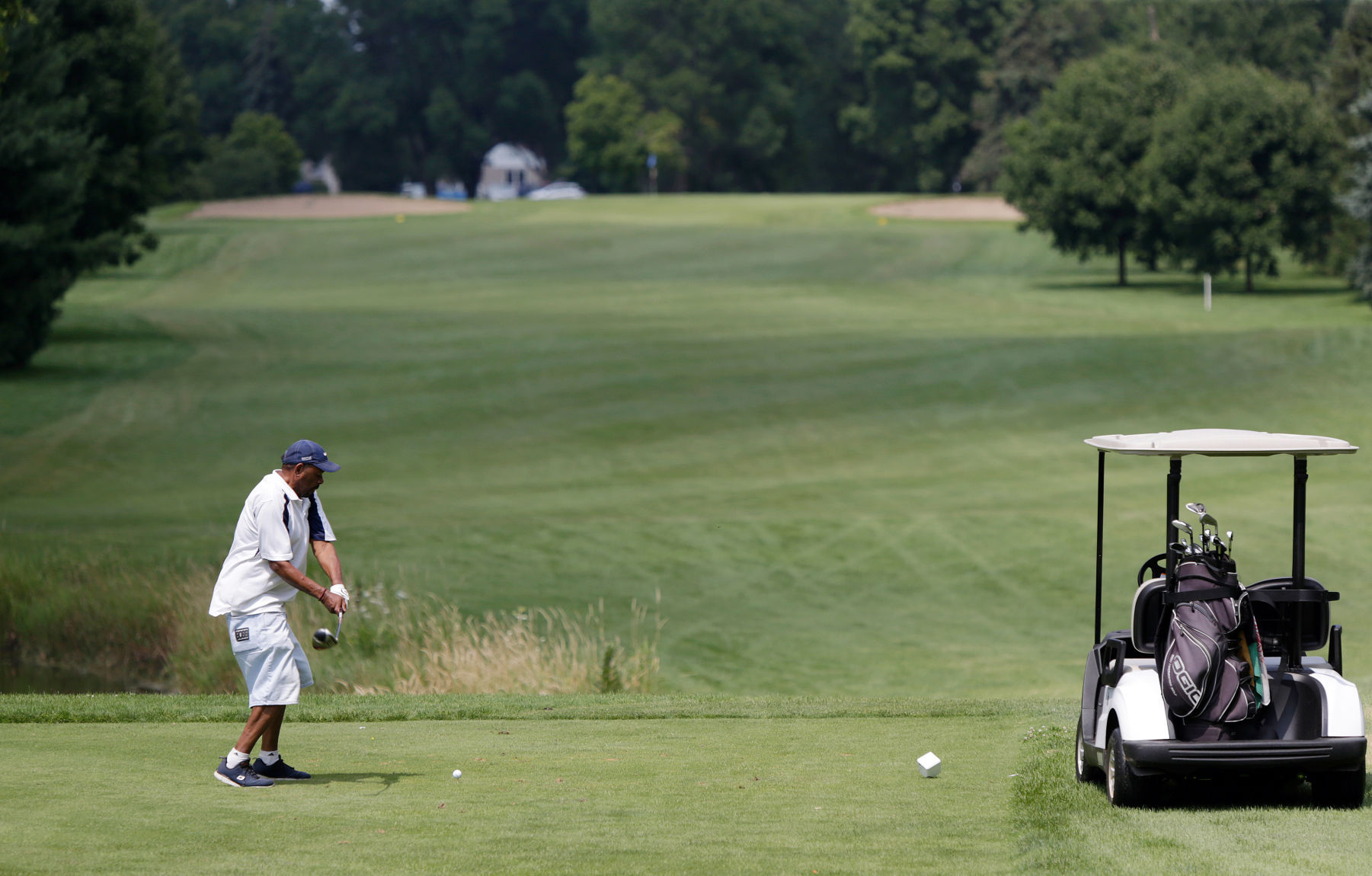 Golf hole along Monona Drive
